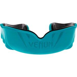 Venum Challenger Mouthguard Black/Cyan Next fit gel frame MMA UFC New